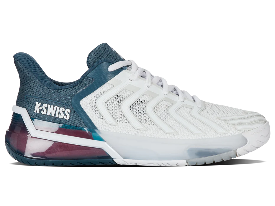 K-Swiss Ultrashot 4 Men's Tennis Shoes [White/Stargazer/Neon Blaze