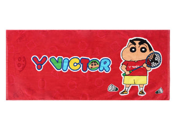 VICTOR x CRAYON SHINCHAN TW-406CS D Sports Towel [Red]