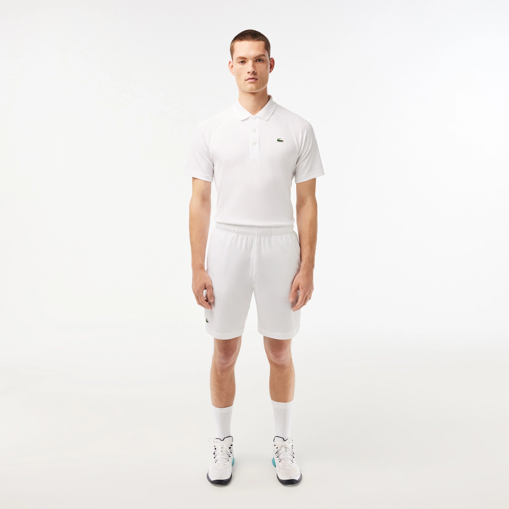 Lacoste GH6961-51 Ultra-Light Shorts [White/Navy Blue] – Pro