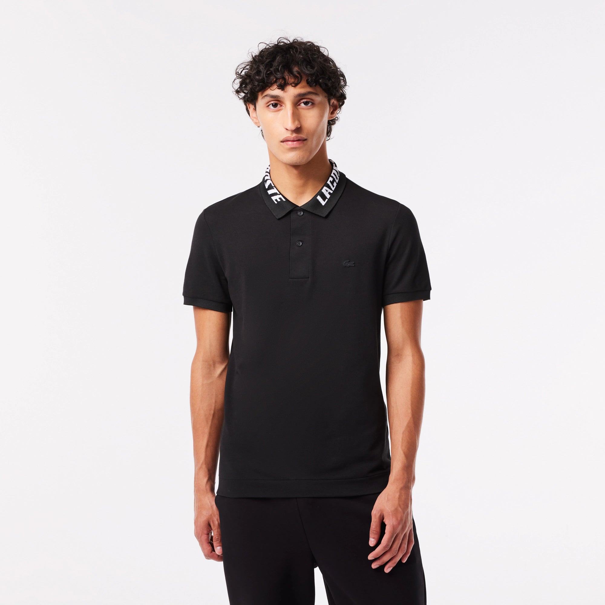 Lacoste PH9642-51 Men's Slim Fit Lifestyle Polo Shirt [Black