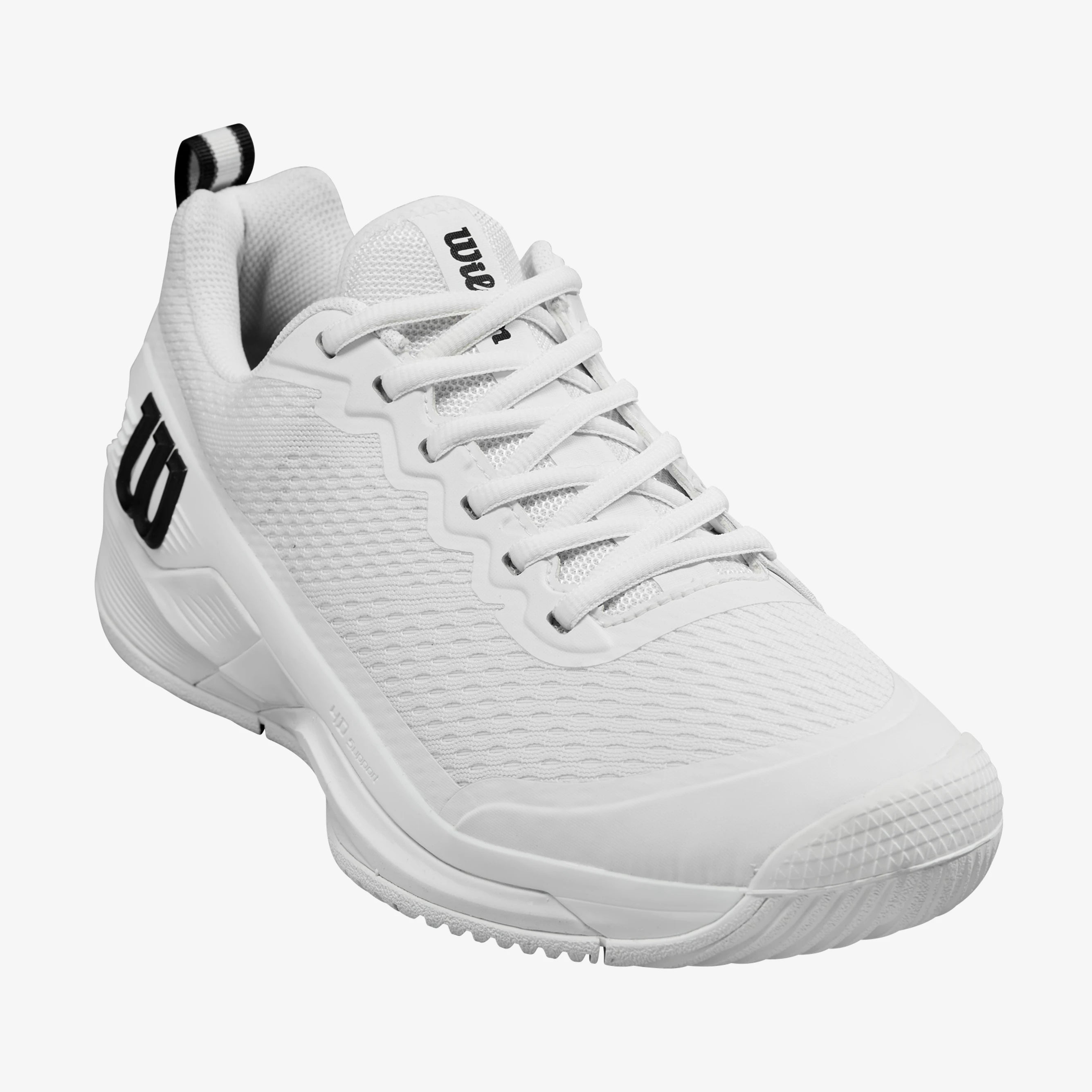 Wilson Rush Pro 4.5 Wide Tennis Shoes [White/White/Black] – Pro