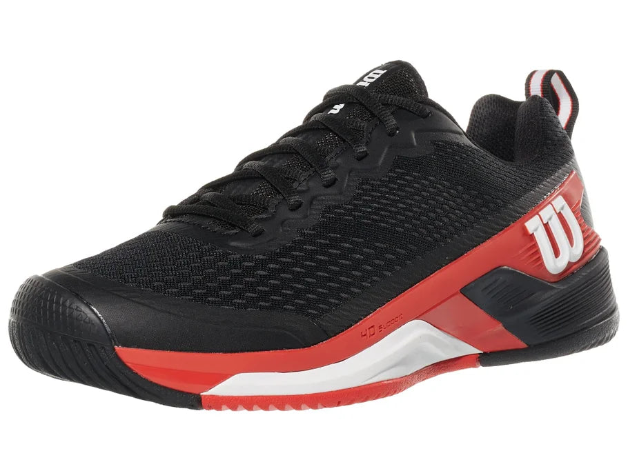 Wilson Rush Pro Men's Tennis Shoes [Black/Red/White]