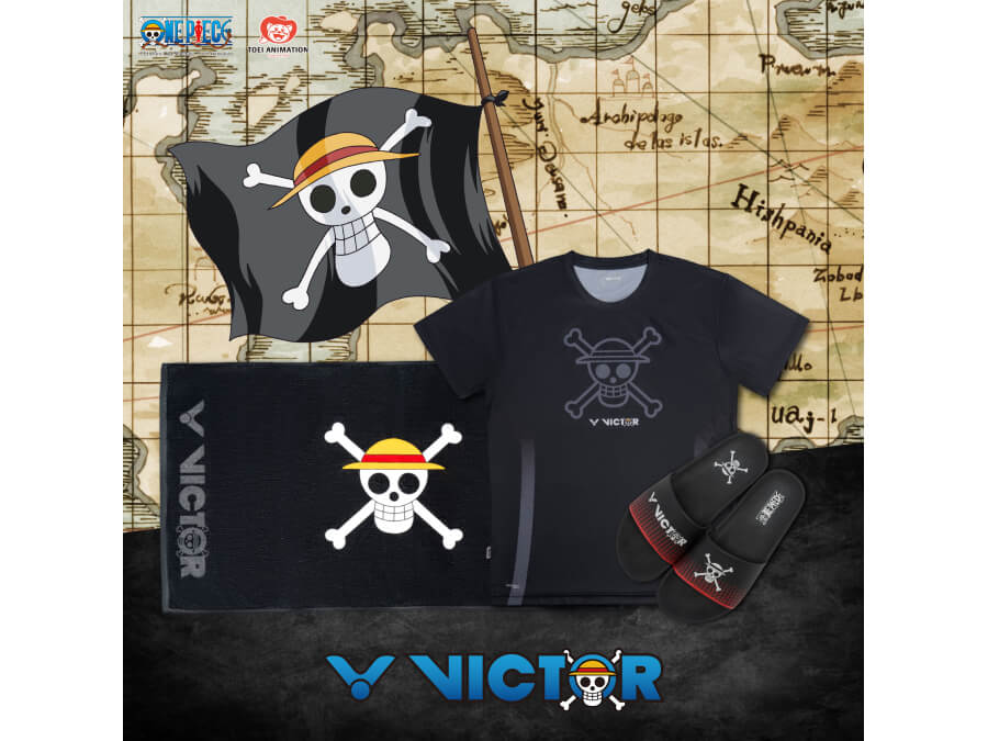 VICTOR x ONE PIECE TW-OPB C Long Towel [Luffy Skull] – Pro Racket