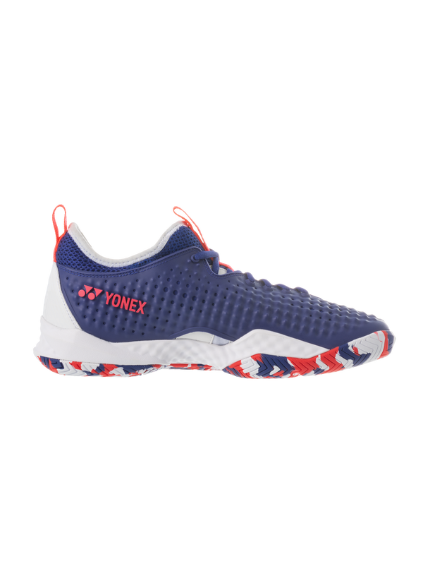 Yonex Power Cushion Fusionrev 4 Tennis Shoes [White/Royal Blue