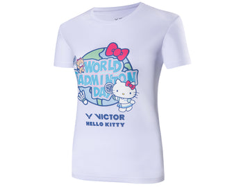 VICTOR x HELLO KITTY World Badminton Day T-KT301A Shirt [White](Pre-Order)