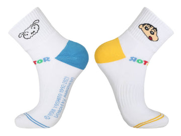 VICTOR x CRAYON SHINCHAN SK-410CS ME Sport Socks [Blue/Yellow](Pre-Order)