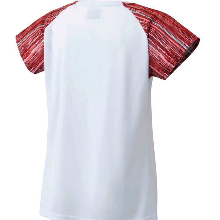 Yonex 16574EX Women's Round Neck Shirt [White]