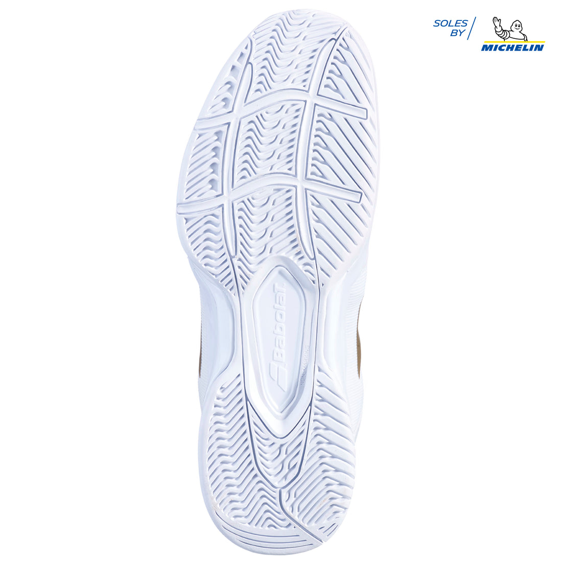 Babolat SFX3 All Court Wimbledon Men Tennis Shoes [White/Gold]