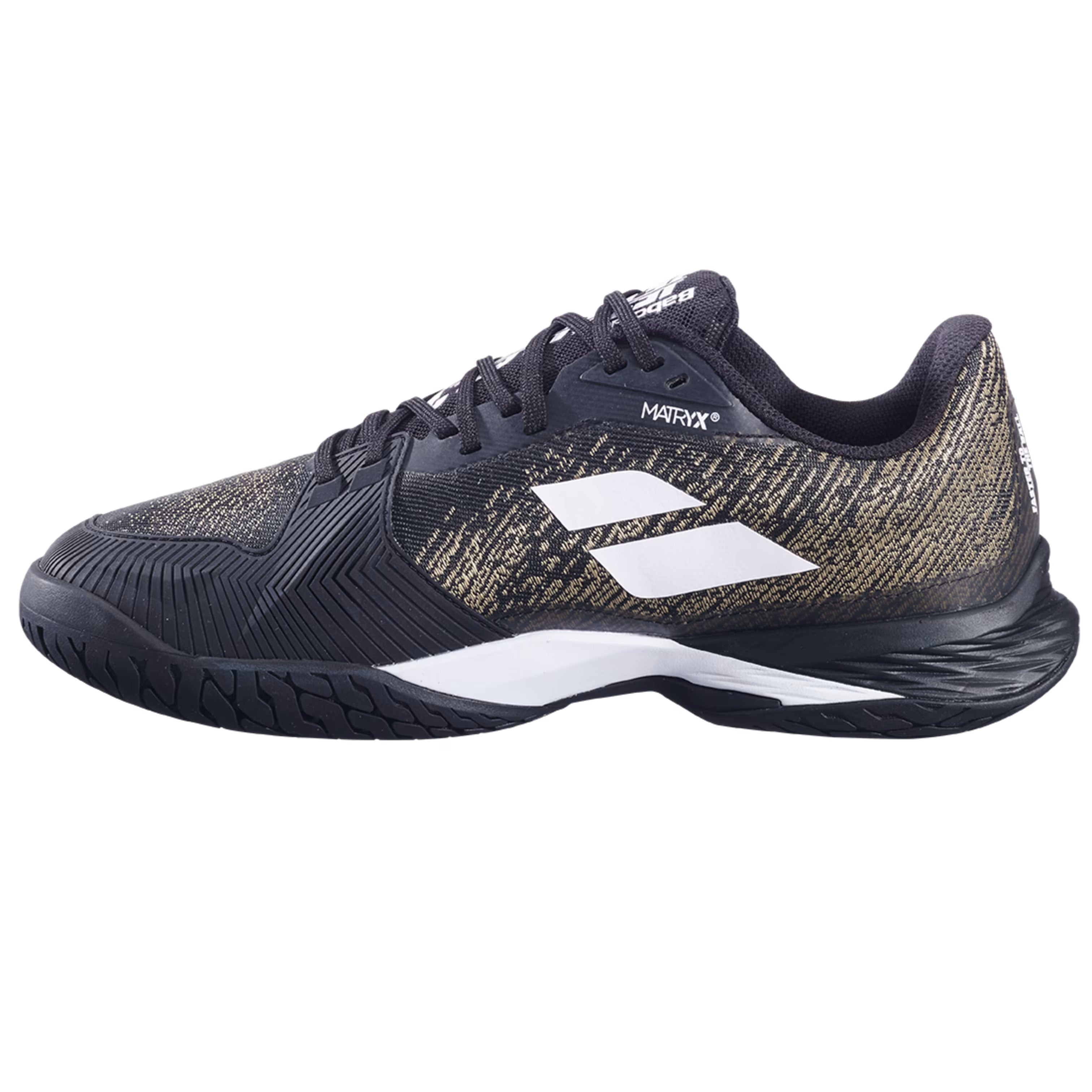 Babolat Jet Mach 3 Men Wide All Court Shoes [Black/White] – Pro