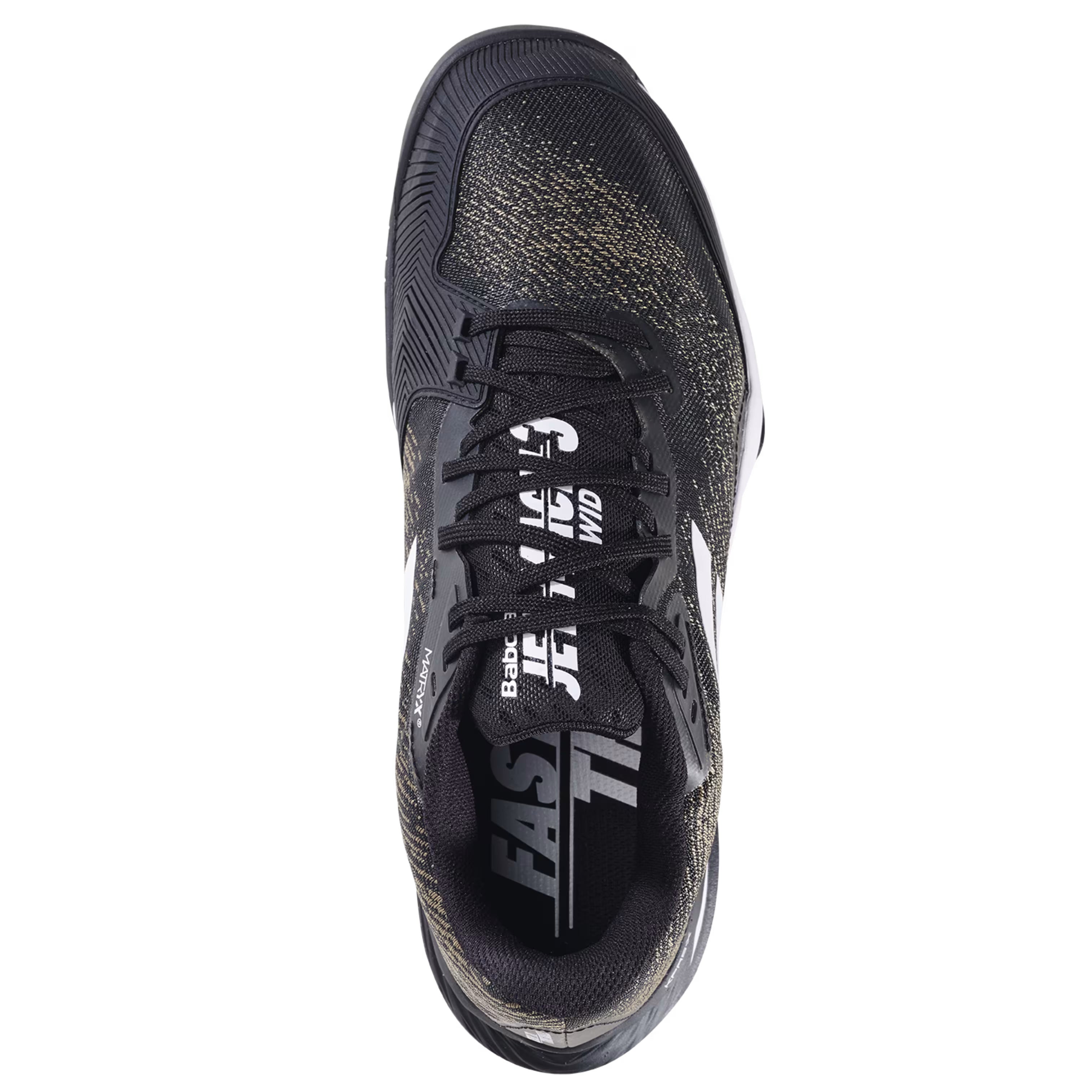 Babolat Jet Mach 3 Men Wide All Court Shoes [Black/White] – Pro