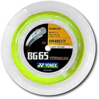 Yonex BG-65 Titanium Badminton String Reel (200m)