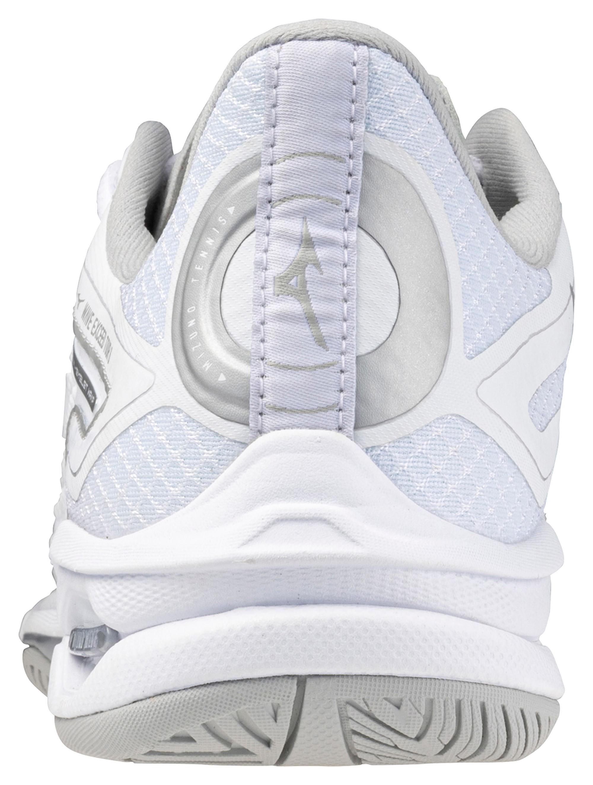 Mizuno Wave Exceed Tour 6 AC Women Tennis Shoes [White/Silver