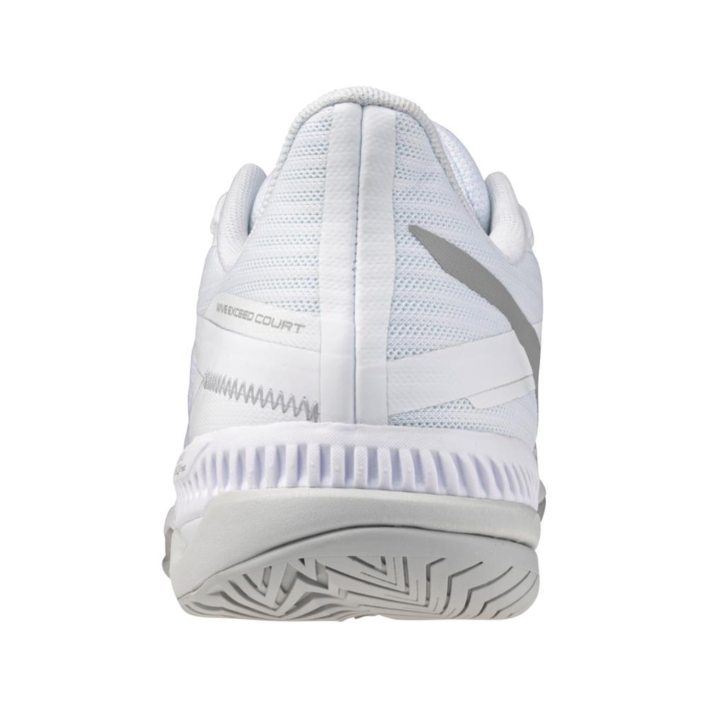 Mizuno Wave Exceed Court AC Women Tennis Shoes [White/Ultimate Grey]
