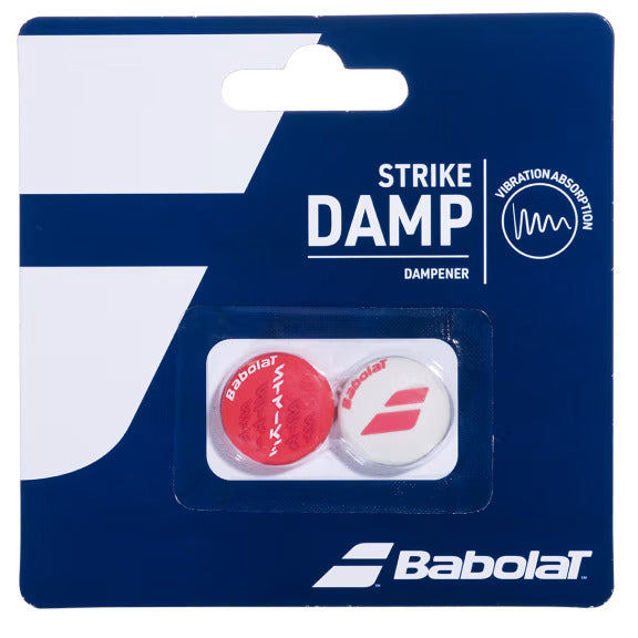 Babolat Strike 2-pack Tennis Dampener [Red/White]