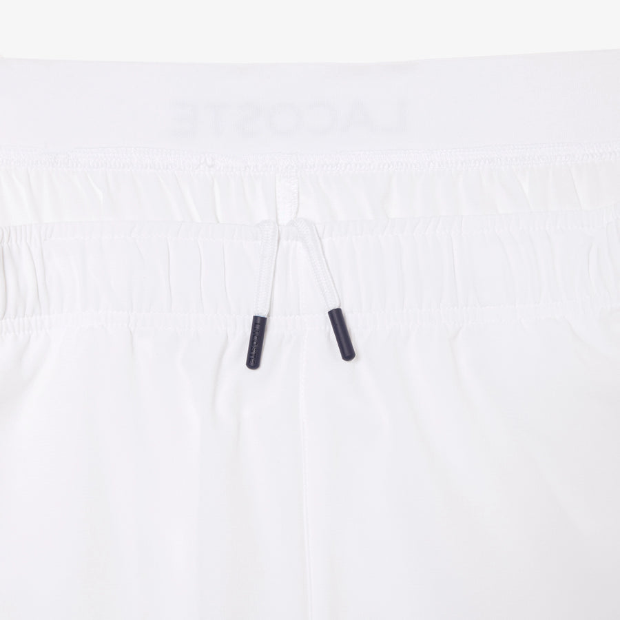 Lacoste GH6961-51 Ultra-Light Shorts [White/Navy Blue]