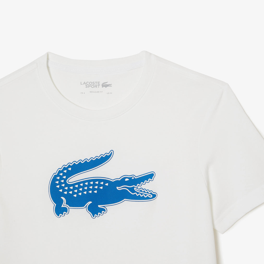 Lacoste sport white t shirt hot sale