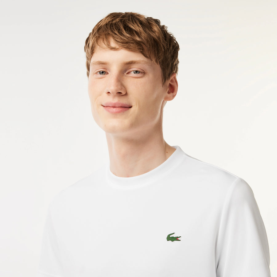 Lacoste TH3401-51 Men's Piqué T-Shirt [White]