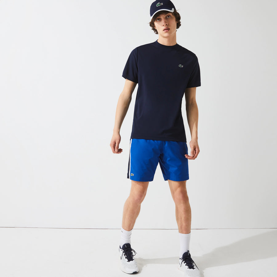 Lacoste TH3401-51 Men's Piqué T-Shirt [Navy Blue]