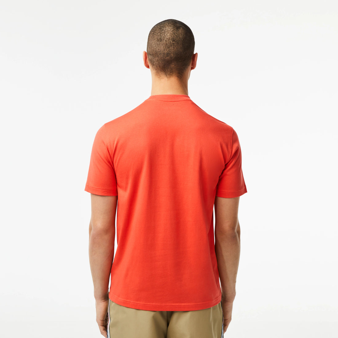 Lacoste t shirt orange hot sale