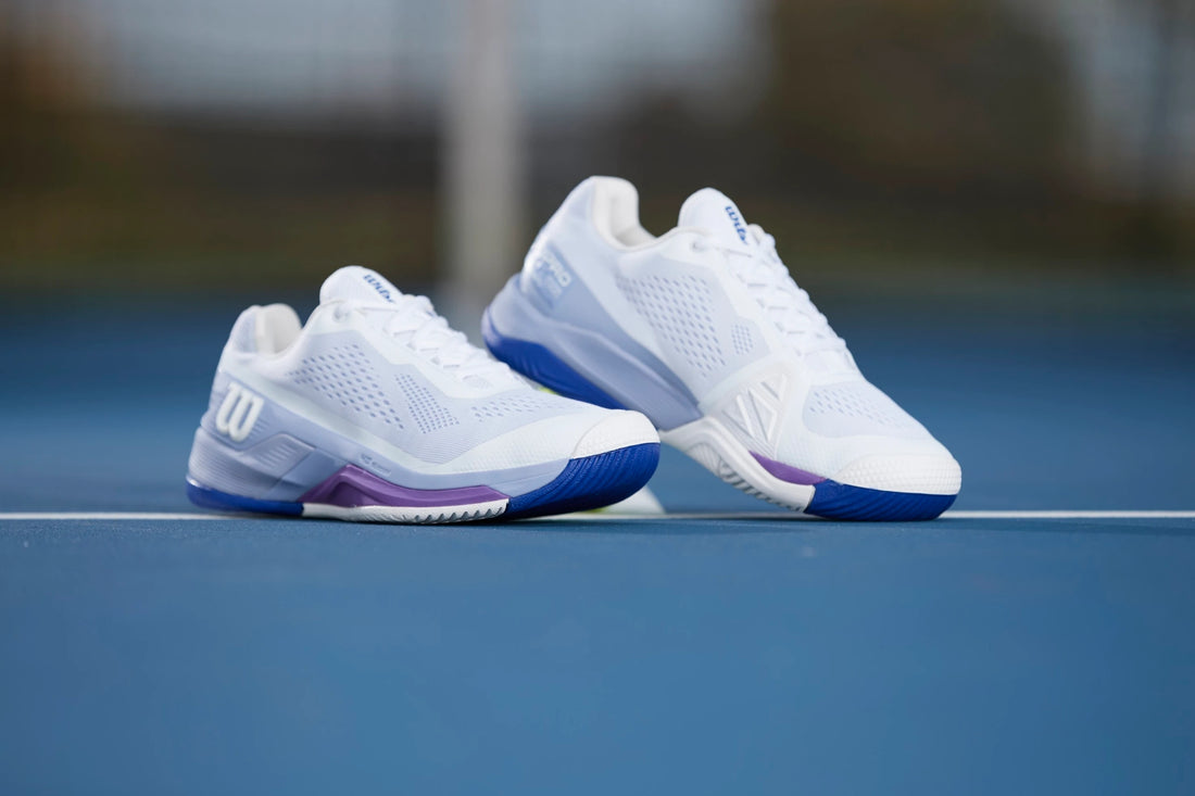 Wilson Rush Pro 4.0 Ladies' Tennis Shoes [White/Eventide/Royal Lilac]