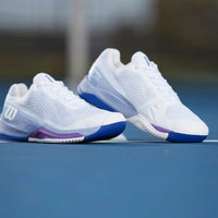 Wilson Rush Pro 4.0 Ladies' Tennis Shoes [White/Eventide/Royal Lilac]