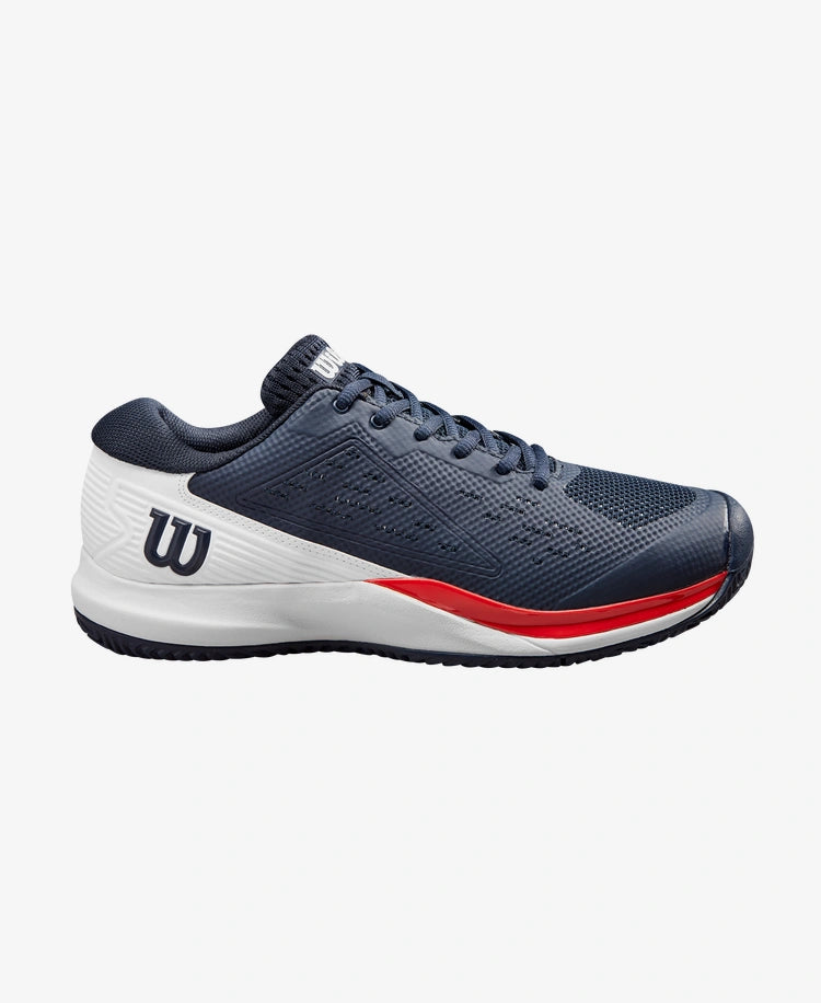 Wilson Rush Pro Ace Men's Tennis Shoes [Navy Blazer/White/Wilson Red]
