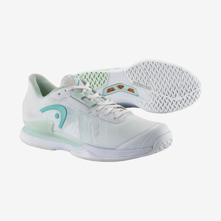 HEAD Sprint PRO 3.5 Ladies Tennis Shoes [White/Aqua]*CLEARANCE*