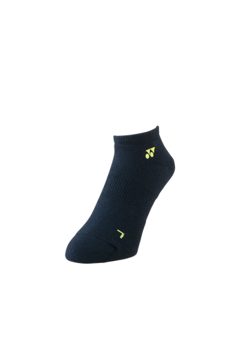 Yonex 19121 Sport Low-Cut Socks [Navy/Citrus Green]
