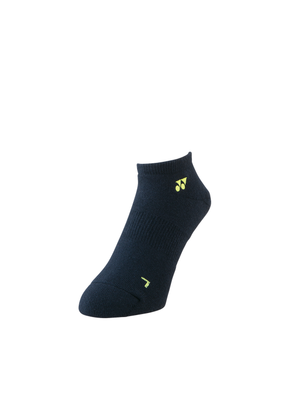 Yonex 19121 Sport Low-Cut Socks [Navy/Citrus Green]