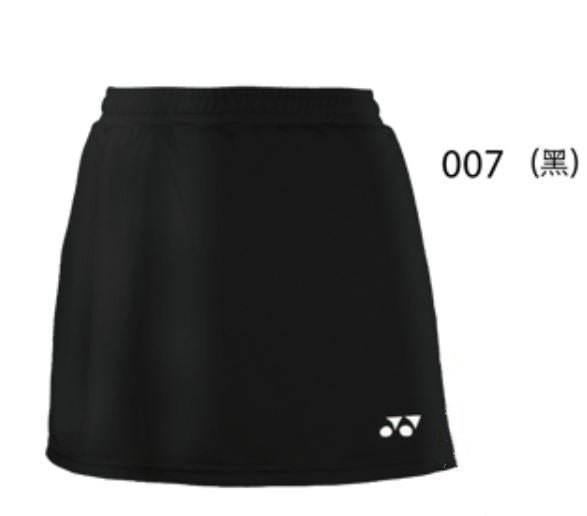 Yonex 22128TR-007 Ladies Skirt (Black)