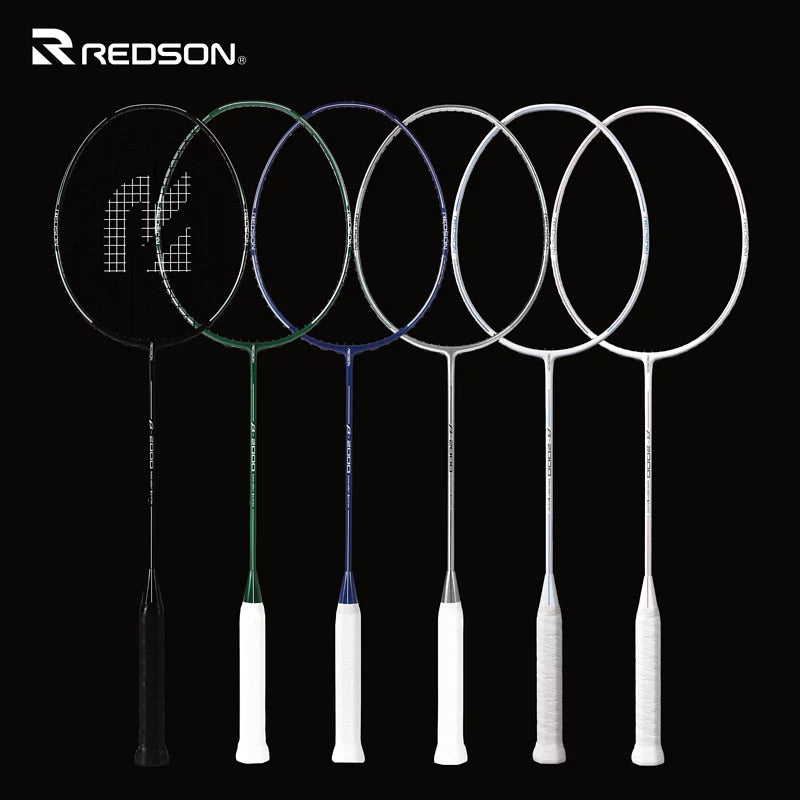 Redson β-2000 Badminton Racket [White/Red]