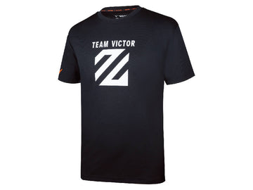 VICTOR x LZJ T-LZJ301 C T-Shirt [Black]