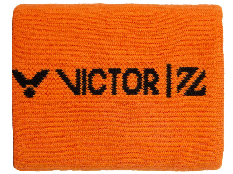 VICTOR x LZJ SP-LZJ305 OC Sports Wristband [Black/Tiger Orange]