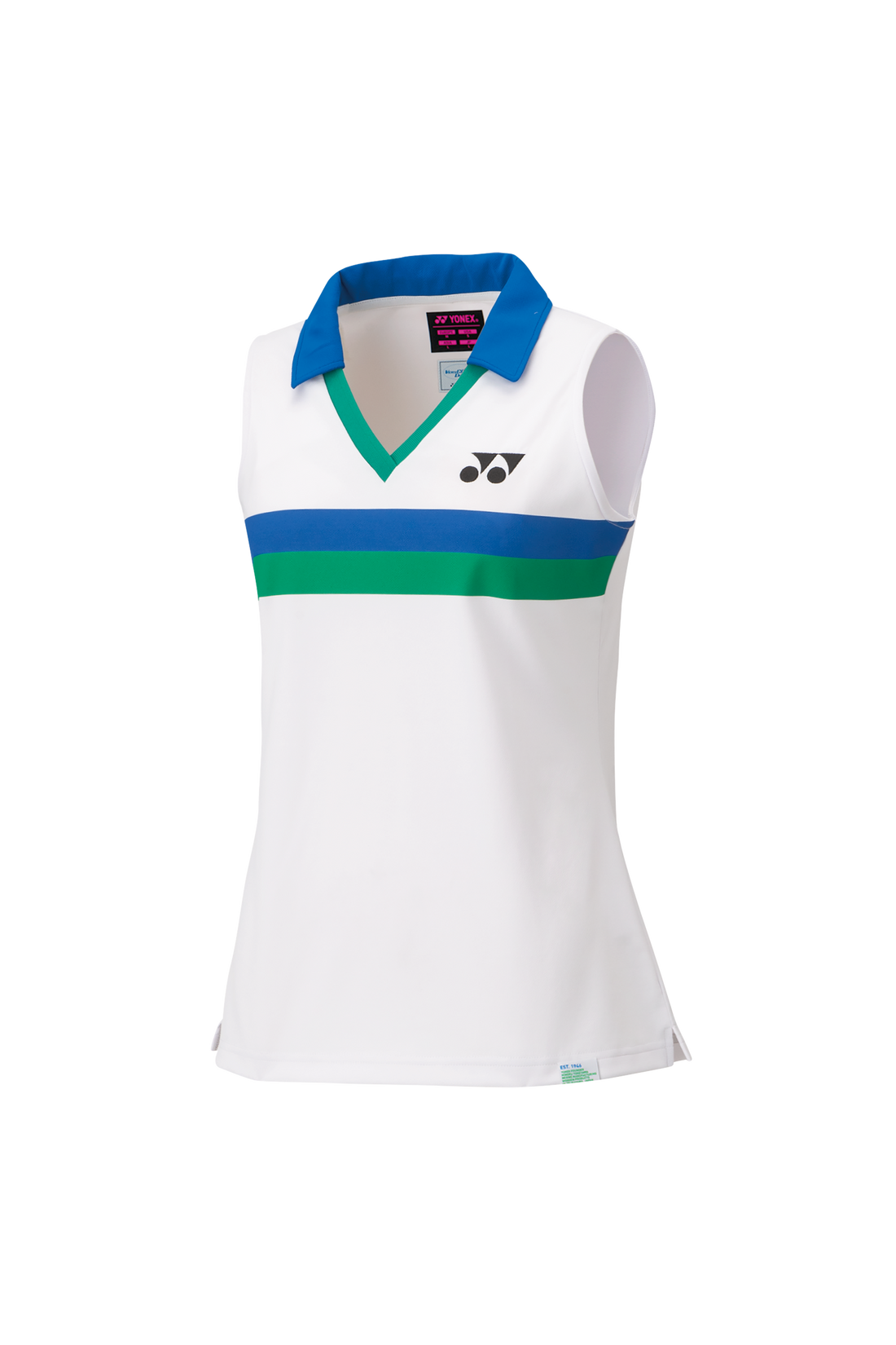 Yonex 75th Women's Sleeveless Polo Shirt 20627A [White]