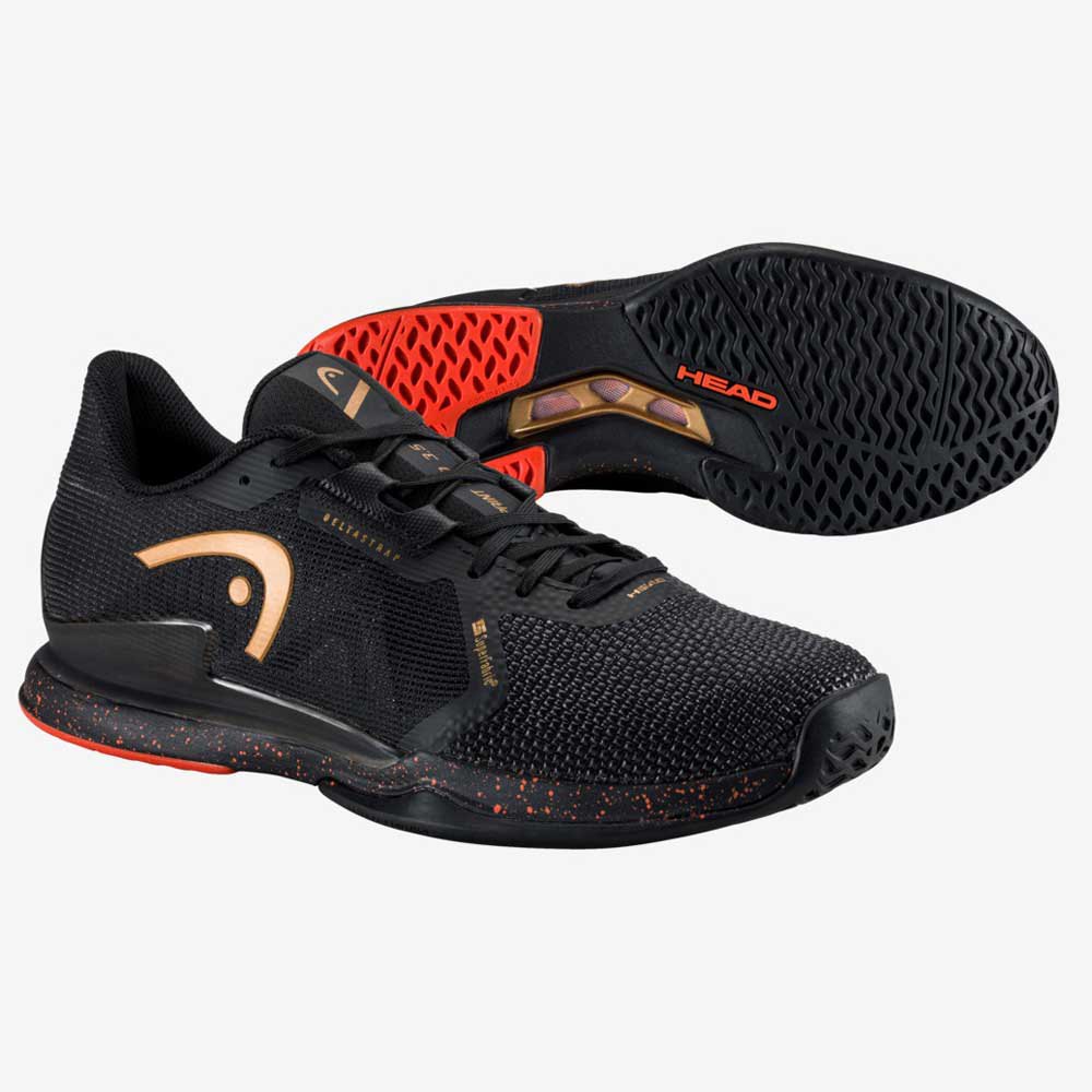 HEAD Sprint PRO 3.5 SF Men Tennis Shoes [Black/Orange]