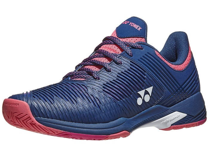 Yonex 2021 Power Cushion Sonicage 2 Ladies Court Shoes [Navy/Pink]*CLEARANCE*