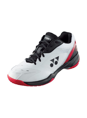 Yonex 2021 Power Cushion 65X3 Badminton Shoes [White/Red]