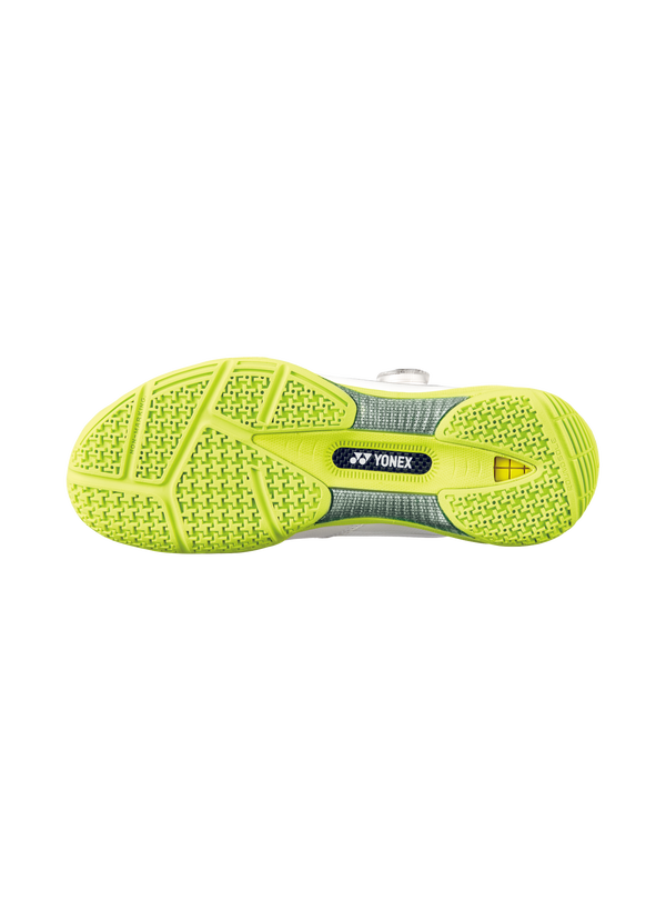 Yonex Power Cushion 88 Dial Unisex Badminton Shoes [White/Lime Yellow]