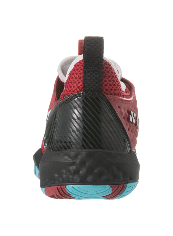 Yonex Power Cushion Fusionrev 4 Tennis Shoes [Red/Black]