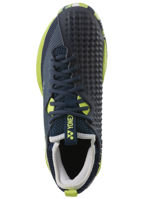 Yonex Power Cushion Fusionrev 4 Tennis Shoes [Lime/Navy]